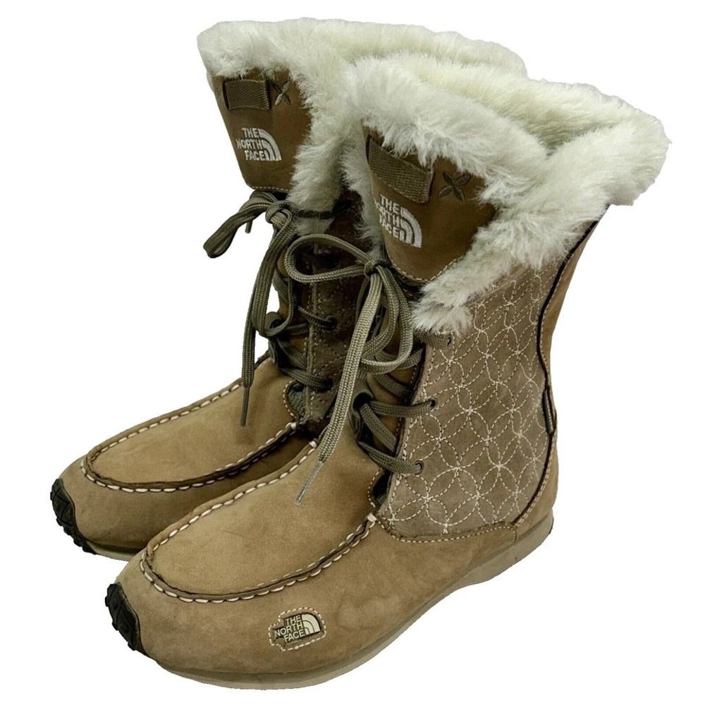 The North Face Womens 6 Primaloft 200 Gram Insulation Lace Up Snow Boots